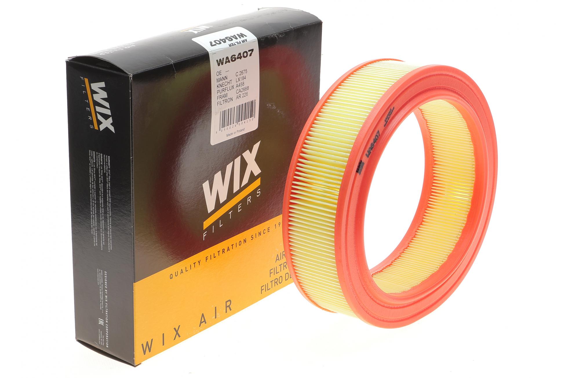 WA6407 WIX FILTERS